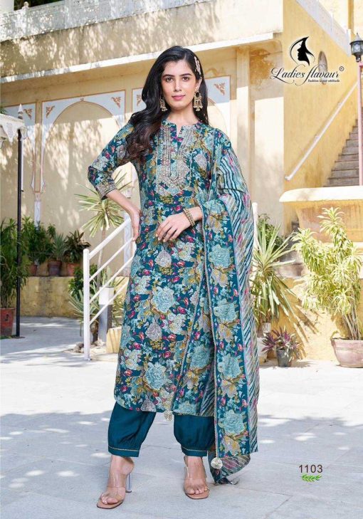 Ladies Flavour Saachi Kurti with Bottom Dupatta Chanderi Catalog 4 Pcs 7 510x729 - Ladies Flavour Saachi Kurti with Bottom Dupatta Chanderi Catalog 4 Pcs