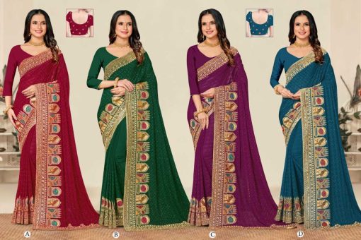 Ranjna Mandir Saree Sari Catalog 4 Pcs 6 510x340 - Ranjna Mandir Saree Sari Catalog 4 Pcs