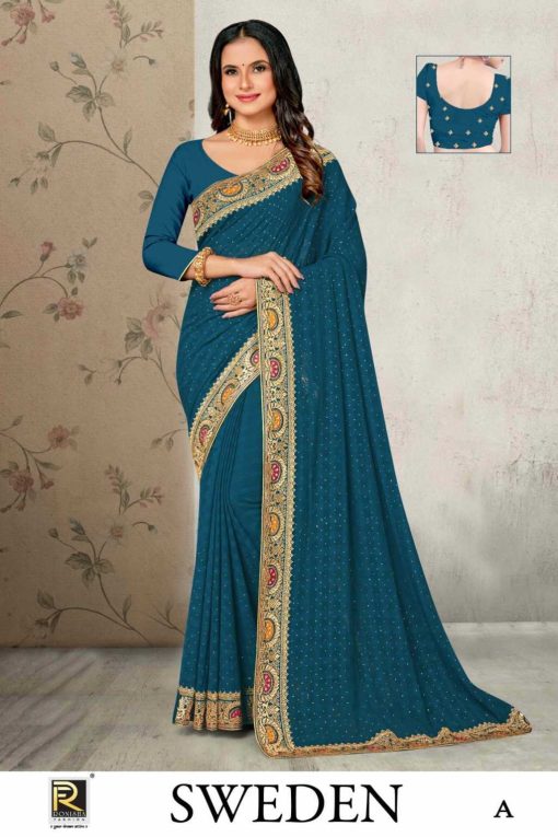 Ranjna Sweden Saree Sari Catalog 4 Pcs 3 510x765 - Ranjna Sweden Saree Sari Catalog 4 Pcs