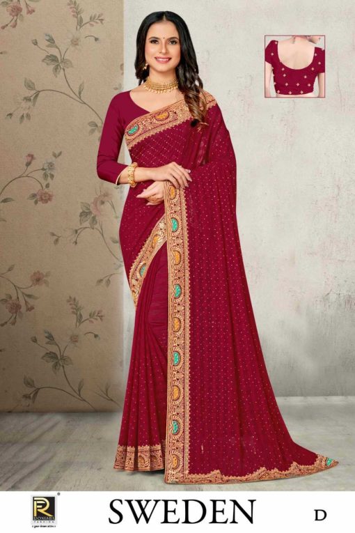 Ranjna Sweden Saree Sari Catalog 4 Pcs 4 510x765 - Ranjna Sweden Saree Sari Catalog 4 Pcs