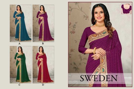 Ranjna Sweden Saree Sari Catalog 4 Pcs 5 510x340 - Ranjna Sweden Saree Sari Catalog 4 Pcs