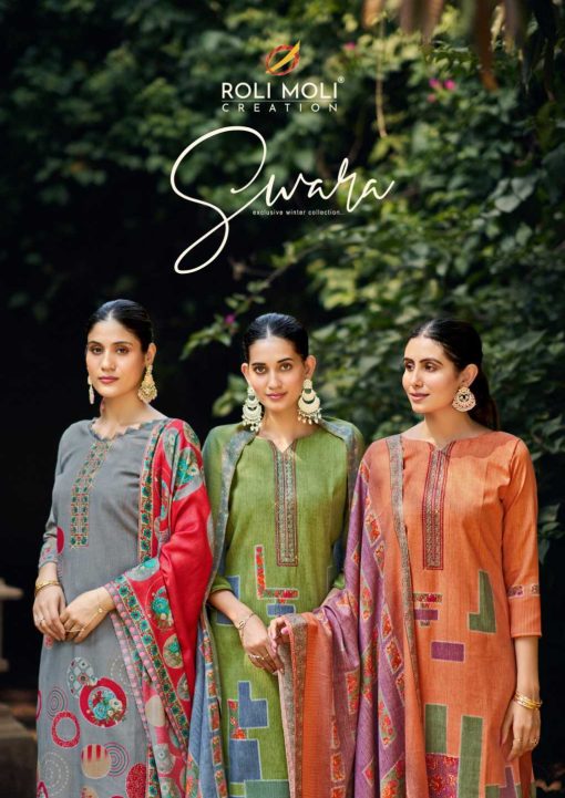 Roli Moli Swara Pashmina Salwar Suit Catalog 8 Pcs 1 510x721 - Roli Moli Swara Pashmina Salwar Suit Catalog 8 Pcs