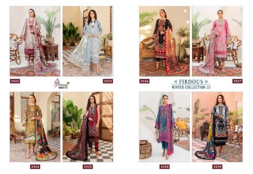 Shree Fabs Firdous Winter Collection 23 Pashmina Salwar Suit Wholesale Catalog 8 Pcs 18 510x351 - Shree Fabs Firdous Winter Collection 23 Pashmina Salwar Suit Wholesale Catalog 8 Pcs