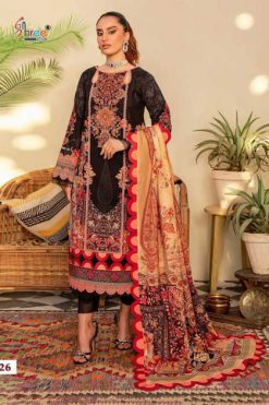 Shree Fabs Firdous Winter Collection 23 Pashmina Salwar Suit Wholesale Catalog 8 Pcs