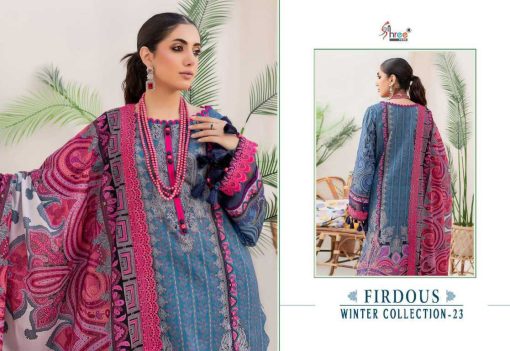 Shree Fabs Firdous Winter Collection 23 Pashmina Salwar Suit Wholesale Catalog 8 Pcs 5 510x351 - Shree Fabs Firdous Winter Collection 23 Pashmina Salwar Suit Wholesale Catalog 8 Pcs