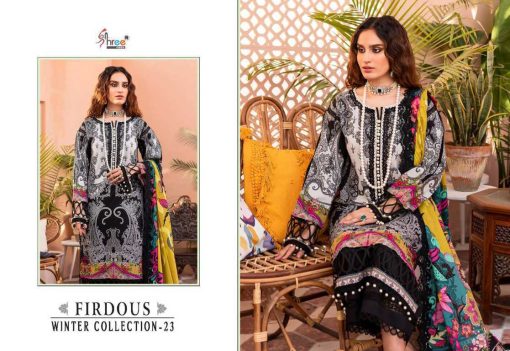 Shree Fabs Firdous Winter Collection 23 Pashmina Salwar Suit Wholesale Catalog 8 Pcs 7 510x351 - Shree Fabs Firdous Winter Collection 23 Pashmina Salwar Suit Wholesale Catalog 8 Pcs