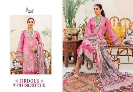 Shree Fabs Firdous Winter Collection 23 Pashmina Salwar Suit Wholesale Catalog 8 Pcs 9 510x351 - Shree Fabs Firdous Winter Collection 23 Pashmina Salwar Suit Wholesale Catalog 8 Pcs