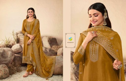 Vinay Kaseesh Geet Vol 2 Silk Salwar Suit Catalog 8 Pcs 5 510x327 - Vinay Kaseesh Geet Vol 2 Silk Salwar Suit Catalog 8 Pcs