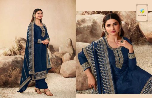 Vinay Kaseesh Geet Vol 2 Silk Salwar Suit Catalog 8 Pcs 8 510x327 - Vinay Kaseesh Geet Vol 2 Silk Salwar Suit Catalog 8 Pcs