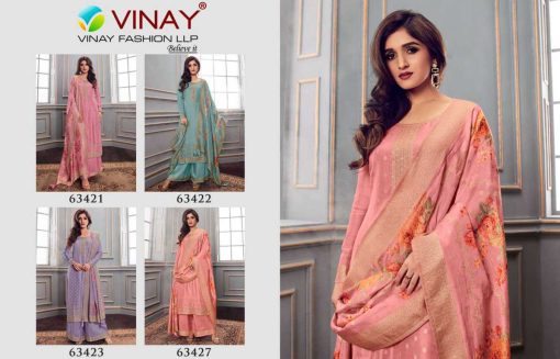 Vinay Kaseesh Zareena Vol 7 Hit List Jacquard Salwar Suit Catalog 4 Pcs 7 510x327 - Vinay Kaseesh Zareena Vol 7 Hit List Jacquard Salwar Suit Catalog 4 Pcs