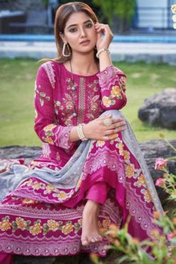 Adan Libas Naira Vol 25 Cotton Salwar Suit Catalog 8 Pcs