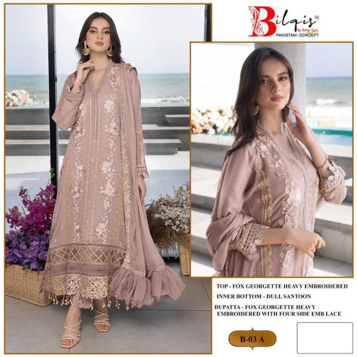 Bilqis B 1 4 Georgette Salwar Suit Catalog 4 Pcs 1 510x510 - Bilqis B 1-4 Georgette Salwar Suit Catalog 4 Pcs