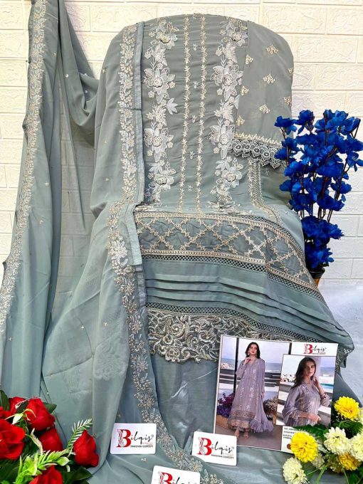 Bilqis B 1 4 Georgette Salwar Suit Catalog 4 Pcs 11 510x680 - Bilqis B 1-4 Georgette Salwar Suit Catalog 4 Pcs