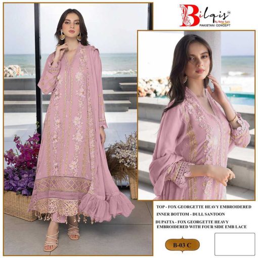 Bilqis B 1 4 Georgette Salwar Suit Catalog 4 Pcs 3 510x510 - Bilqis B 1-4 Georgette Salwar Suit Catalog 4 Pcs