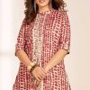 Blue Hills Cappuccino Rayon Kurti Catalog 4 Pcs