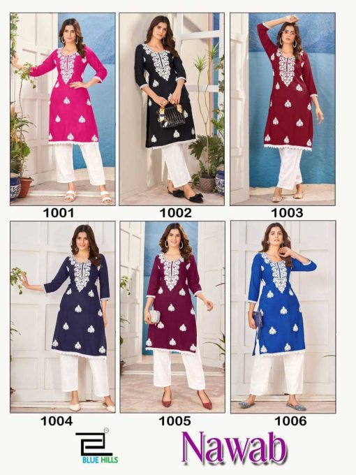 Blue Hills Nawab Rayon Kurti Catalog 6 Pcs 8 510x680 - Blue Hills Nawab Rayon Kurti Catalog 6 Pcs