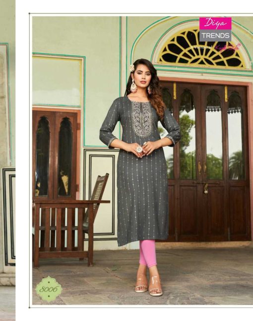 Diya Trends Victoria Vol 8 by Kajal Style Rayon Kurti Catalog 10 Pcs 10 510x646 - Diya Trends Victoria Vol 8 by Kajal Style Rayon Kurti Catalog 10 Pcs