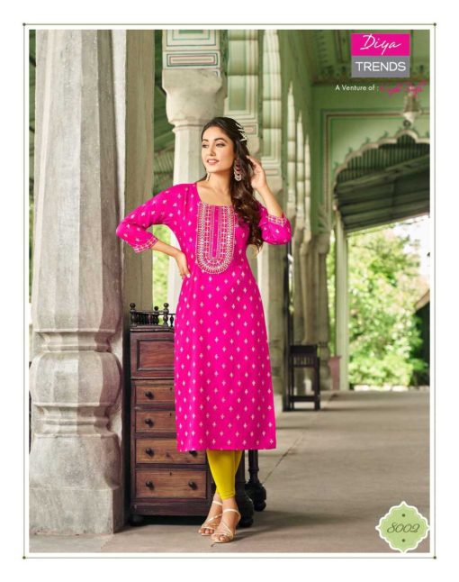 Diya Trends Victoria Vol 8 by Kajal Style Rayon Kurti Catalog 10 Pcs 4 510x646 - Diya Trends Victoria Vol 8 by Kajal Style Rayon Kurti Catalog 10 Pcs