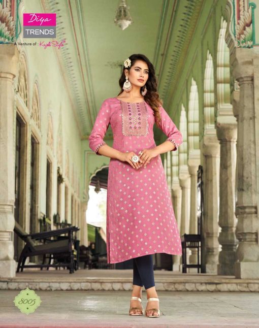 Diya Trends Victoria Vol 8 by Kajal Style Rayon Kurti Catalog 10 Pcs 9 510x646 - Diya Trends Victoria Vol 8 by Kajal Style Rayon Kurti Catalog 10 Pcs