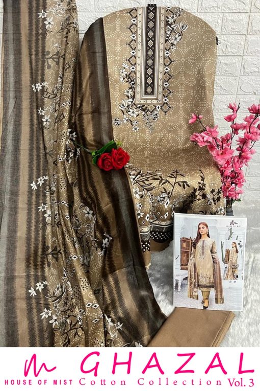 Ghazal Cotton Collection Vol 3 Salwar Suit Catalog 6 Pcs 10 510x765 - Ghazal Cotton Collection Vol 3 Salwar Suit Catalog 6 Pcs