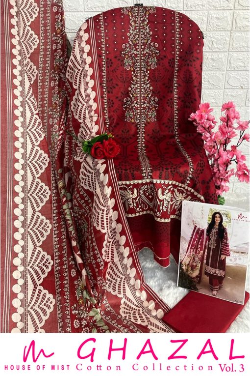 Ghazal Cotton Collection Vol 3 Salwar Suit Catalog 6 Pcs 8 510x765 - Ghazal Cotton Collection Vol 3 Salwar Suit Catalog 6 Pcs