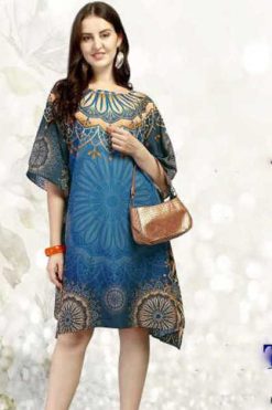 Jisha Kurti Kaftan Vol 6 Crepe Catalog 8 Pcs