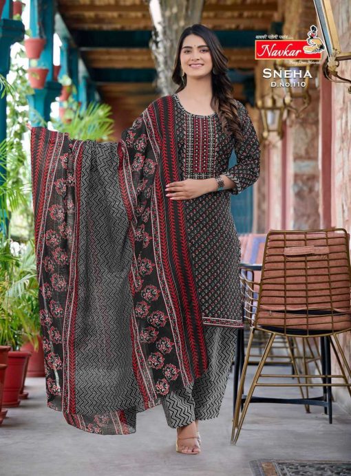 Navkar Sneha Cotton Readymade Suit Catalog 10 Pcs 10 510x692 - Navkar Sneha Cotton Readymade Suit Catalog 10 Pcs