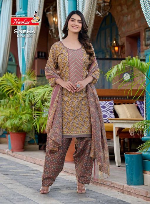 Navkar Sneha Cotton Readymade Suit Catalog 10 Pcs 11 510x692 - Navkar Sneha Cotton Readymade Suit Catalog 10 Pcs
