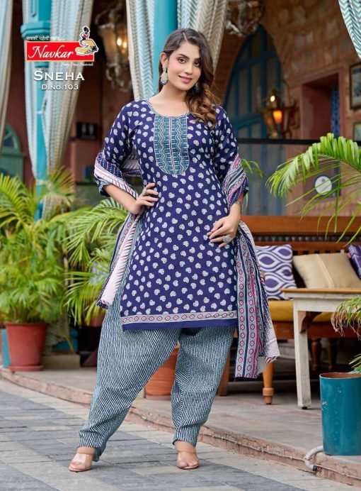 Navkar Sneha Cotton Readymade Suit Catalog 10 Pcs 2 510x692 - Navkar Sneha Cotton Readymade Suit Catalog 10 Pcs