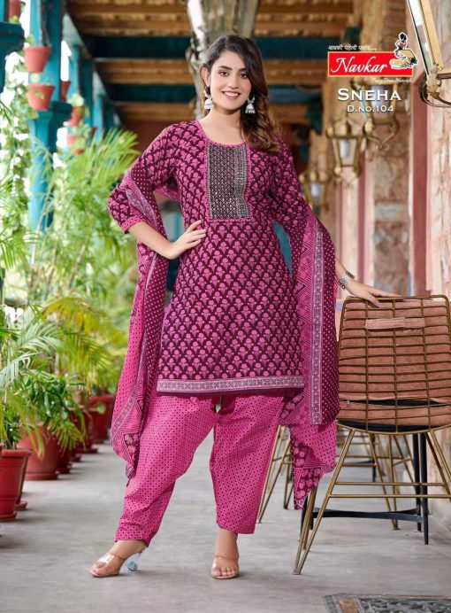 Navkar Sneha Cotton Readymade Suit Catalog 10 Pcs 7 510x692 - Navkar Sneha Cotton Readymade Suit Catalog 10 Pcs