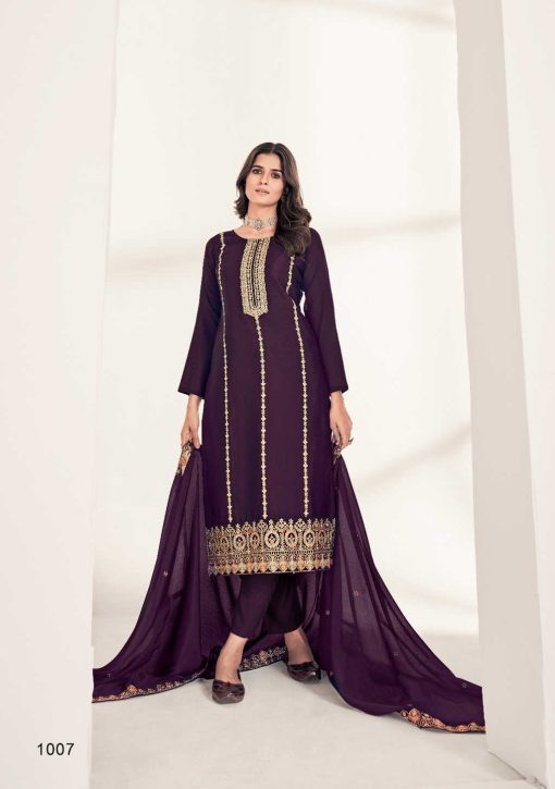 Qasr Mira Chinon Salwar Suit Catalog 8 Pcs 17 510x725 - Qasr Mira Chinon Salwar Suit Catalog 8 Pcs