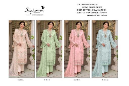 Serene S 212 A D Georgette Salwar Suit Catalog 4 Pcs 16 510x340 - Serene S 212 A-D Georgette Salwar Suit Catalog 4 Pcs