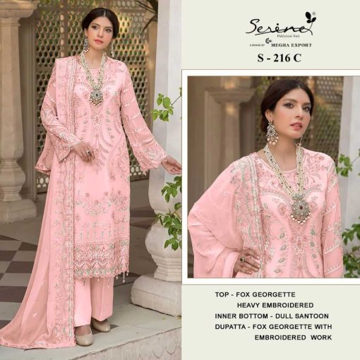 Serene S 212 A D Georgette Salwar Suit Catalog 4 Pcs 3 510x510 - Serene S 212 A-D Georgette Salwar Suit Catalog 4 Pcs