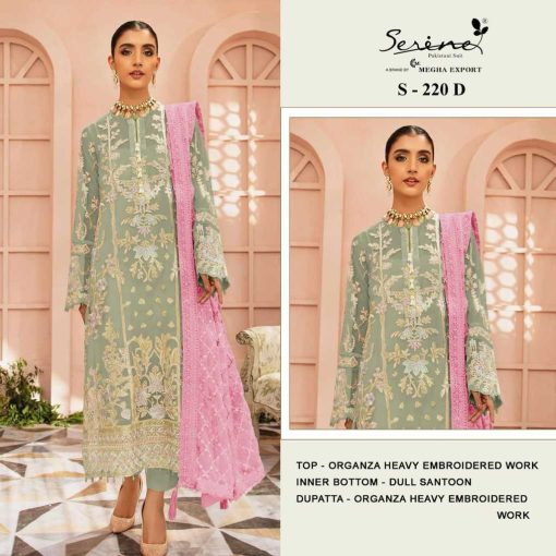 Serene S 220 A D Organza Salwar Suit Catalog 4 Pcs 4 510x510 - Serene S 220 A-D Organza Salwar Suit Catalog 4 Pcs