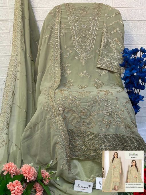 Simra DN 26 A D Georgette Salwar Suit Catalog 4 Pcs 11 510x680 - Simra DN 26 A-D Georgette Salwar Suit Catalog 4 Pcs