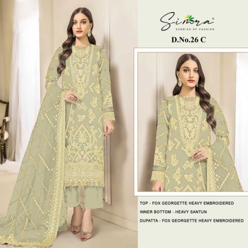 Simra DN 26 A D Georgette Salwar Suit Catalog 4 Pcs 3 510x510 - Simra DN 26 A-D Georgette Salwar Suit Catalog 4 Pcs