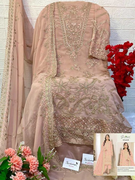 Simra DN 26 A D Georgette Salwar Suit Catalog 4 Pcs 8 510x680 - Simra DN 26 A-D Georgette Salwar Suit Catalog 4 Pcs