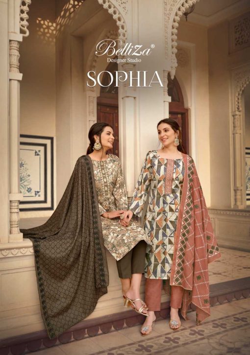 Belliza Sophia Cotton Salwar Suit Catalog 8 Pcs 1 510x725 - Belliza Sophia Cotton Salwar Suit Catalog 8 Pcs
