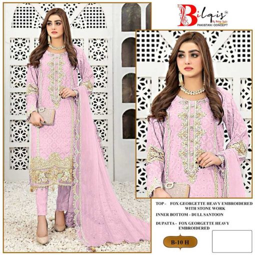 Bilqis B 10 E H Georgette Salwar Suit Catalog 4 Pcs 4 510x510 - Bilqis B 10 E-H Georgette Salwar Suit Catalog 4 Pcs