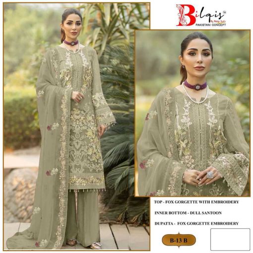 Bilqis B 13 A D Georgette Salwar Suit Catalog 4 Pcs 2 510x510 - Bilqis B 13 A-D Georgette Salwar Suit Catalog 4 Pcs