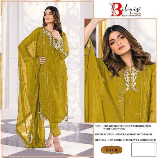 Bilqis B 16 A D Georgette Salwar Suit Catalog 4 Pcs 2 510x510 - Bilqis B 16 A-D Georgette Salwar Suit Catalog 4 Pcs