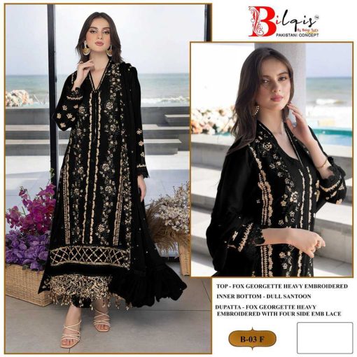 Bilqis B 3 E F Georgette Salwar Suit Catalog 2 Pcs 2 510x510 - Bilqis B 3 E-F Georgette Salwar Suit Catalog 2 Pcs