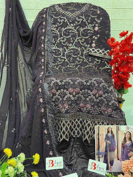 Bilqis B 4 A D Georgette Salwar Suit Catalog 4 Pcs 11 510x680 - Bilqis B 4 A-D Georgette Salwar Suit Catalog 4 Pcs