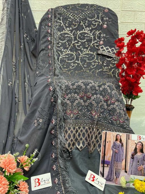 Bilqis B 4 A D Georgette Salwar Suit Catalog 4 Pcs 5 510x680 - Bilqis B 4 A-D Georgette Salwar Suit Catalog 4 Pcs