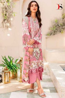 Deepsy Niddle Wonder Premium Chiffon Cotton Salwar Suit Catalog 8 Pcs