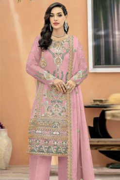 Dinsaa DS 232 A D Georgette Salwar Suit Catalog 4 Pcs 247x371 - Cart