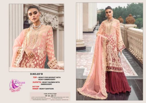 Dinsaa DS 237 A D Georgette Salwar Suit Catalog 4 Pcs 4 510x361 - Dinsaa DS 237 A-D Georgette Salwar Suit Catalog 4 Pcs