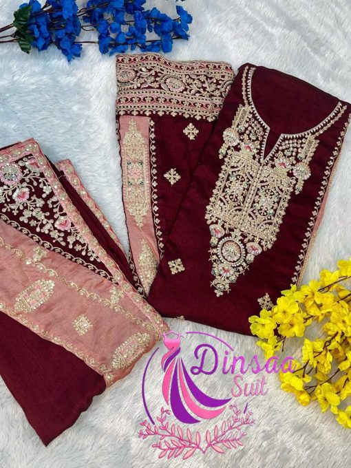 Dinsaa DS 239 A C Chinon Salwar Suit Catalog 3 Pcs 10 510x680 - Dinsaa DS 239 A-C Chinon Salwar Suit Catalog 3 Pcs