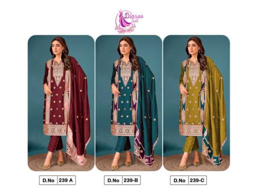 Dinsaa DS 239 A C Chinon Salwar Suit Catalog 3 Pcs 13 510x392 - Dinsaa DS 239 A-C Chinon Salwar Suit Catalog 3 Pcs