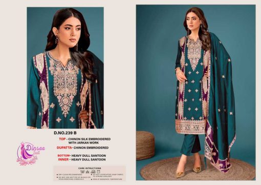 Dinsaa DS 239 A C Chinon Salwar Suit Catalog 3 Pcs 2 510x361 - Dinsaa DS 239 A-C Chinon Salwar Suit Catalog 3 Pcs